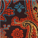 Corbata Estrecha Paisley Naranja