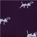 Corbata Estrecha Perros Morada