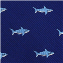 Corbata Estrecha Tiburones Azul