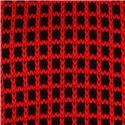 Corbata Punto Cuadros Roja y Negra