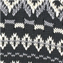 Corbata Punto Gris Estampado Invernal