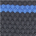Corbata Punto Gris Rayas Azules