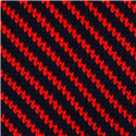 Corbata Punto Rayas Diag. Roja y Azul