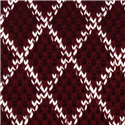 Corbata Punto Rombos Granate
