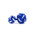 Gemelos Bola Grande Azul Marino y Blanco