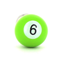 Gemelos Bolas Billar Verde 6