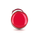 Gemelos Esmaltados Doble Bola Fucsia