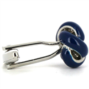 Gemelos Nudos Azul Marino I