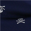 Pajarita Calaveras Azul Oscuro