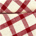 Pajarita Cuadros Beige y Roja