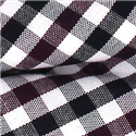 Pajarita Cuadros Vichy Morada y Negra