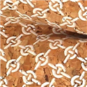 Pajarita de Corcho Estampado Cadenas
