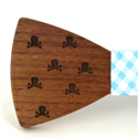 Pajarita Madera Calaveras