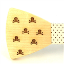 Pajarita Madera Calaveras