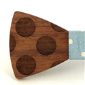 Pajarita Madera Círculos