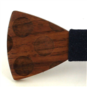 Pajarita Madera Círculos