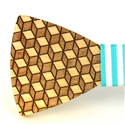 Pajarita Madera Cubos