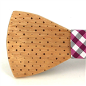 Pajarita Madera Motas