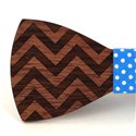 Pajarita Madera  Zig Zag