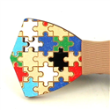 Pajarita Niños Bambú Puzzle