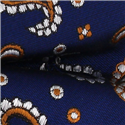 Pajarita Paisley Azul Marino