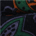 Pajarita Paisley Azul Oscuro