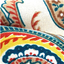 Pajarita Paisley Blanca