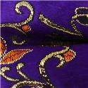 Pajarita Paisley Brillo Morada