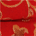 Pajarita Paisley Brillo Roja