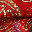 Pajarita Paisley Brillo Roja