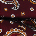 Pajarita Paisley Granate