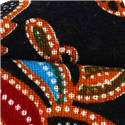 Pajarita Paisley Negra