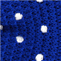Pajarita Punto Azul Lunares Blancos