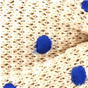 Pajarita Punto Beige Lunares Azules