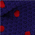 Pajarita Punto Morada Lunares Rojos