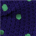 Pajarita Punto Morada Lunares Verdes