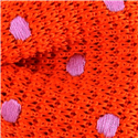 Pajarita Punto Naranja Lunares Lila