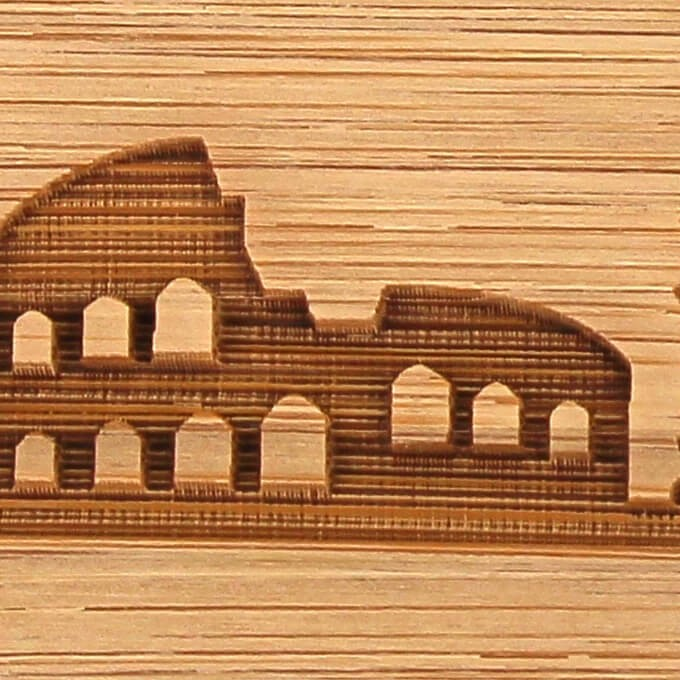 Pajarita Bambú Skyline Roma