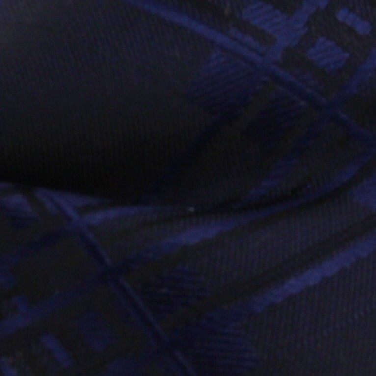 Pajarita Cuadros Azul Oscuro