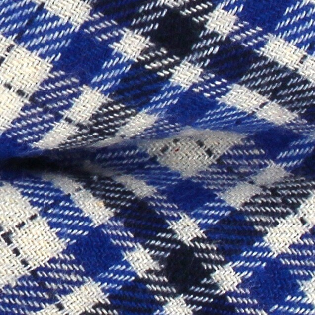 Pajarita Cuadros Blanca, Azul y Negra