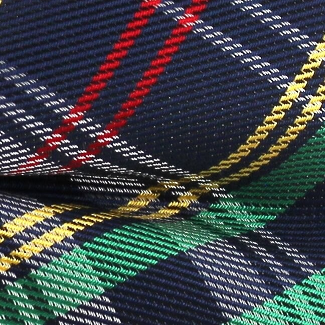Pajarita Cuadros Escoceses Azul y Verde