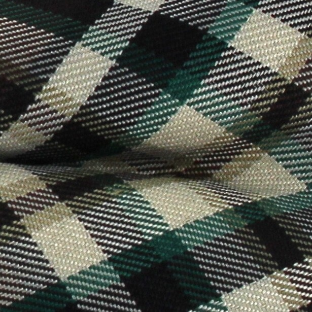 Pajarita Cuadros Escoceses Marrón y Verde