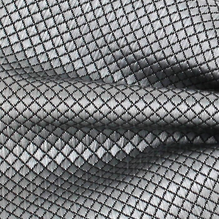 Pajarita Lisa Cuadritos Gris Claro