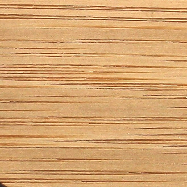 Pajarita Madera Bambú y Cuero