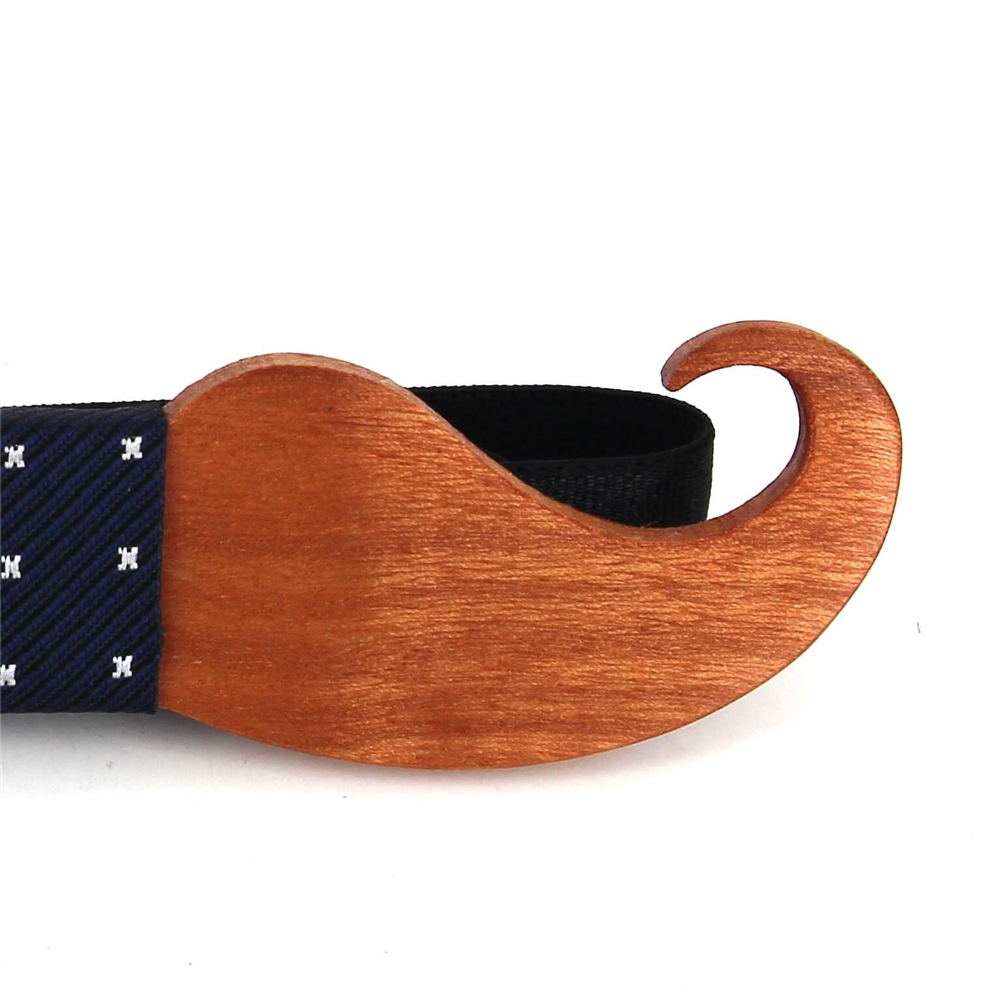 Pajarita Madera Bigote
