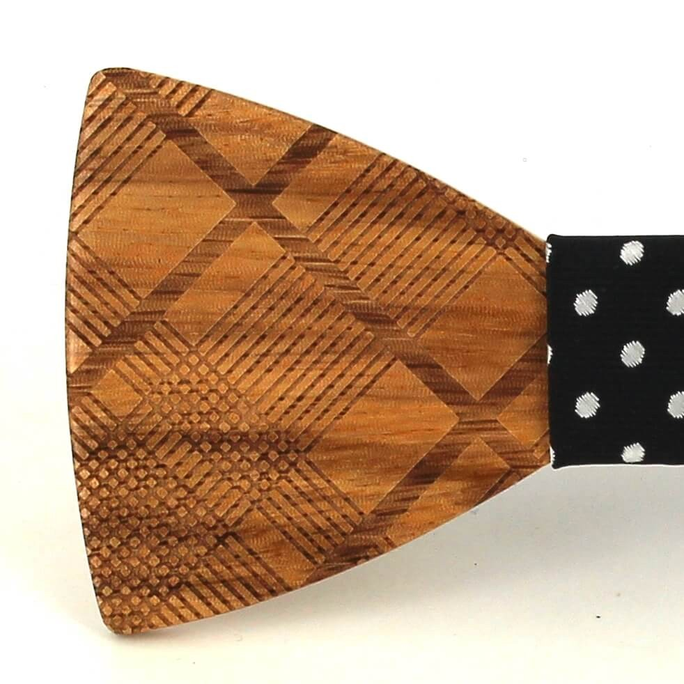 Pajarita Madera Cuadros