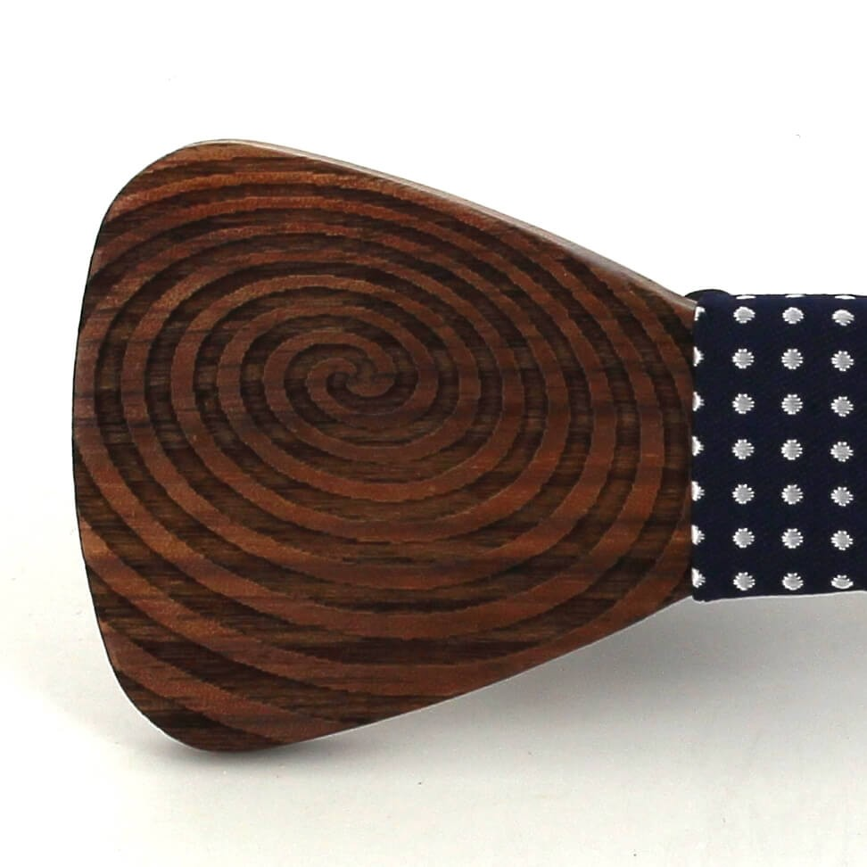 Pajarita Madera Espiral