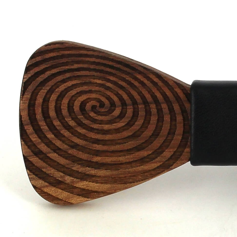 Pajarita Madera Espiral