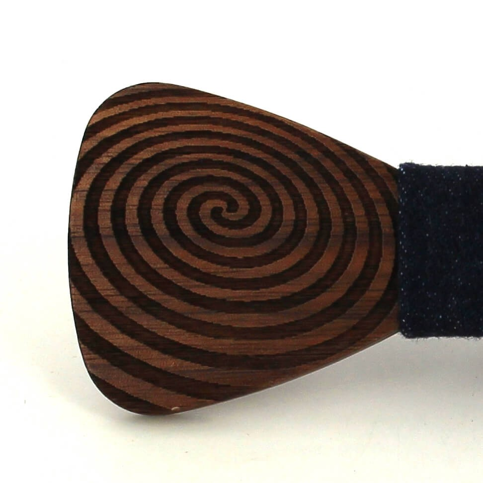 Pajarita Madera Espiral