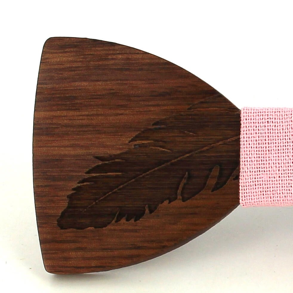Pajarita Madera Pluma